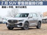 燃油车反弹！2月SUV零售销量榜，星越L再夺冠