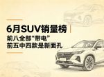 6月SUV零售销量排行榜 26款车破万 新能源揽前八